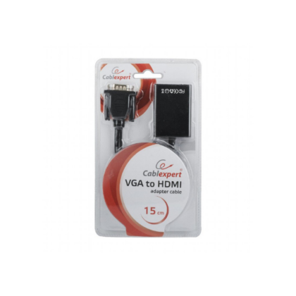 Adaptador Vga para HDMI 15Cm com Jack Som