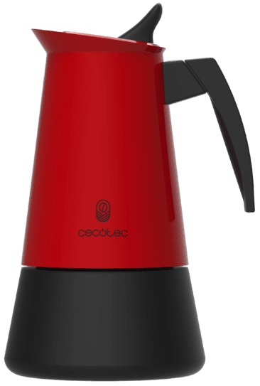 Cafeteira Italiana Piccolina 600 300ml (Vermelho) - CECOTEC