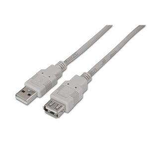 Cabo USB2.0 A Macho - USB2.0 A Fêmea (1,8 mts) - AISENS
