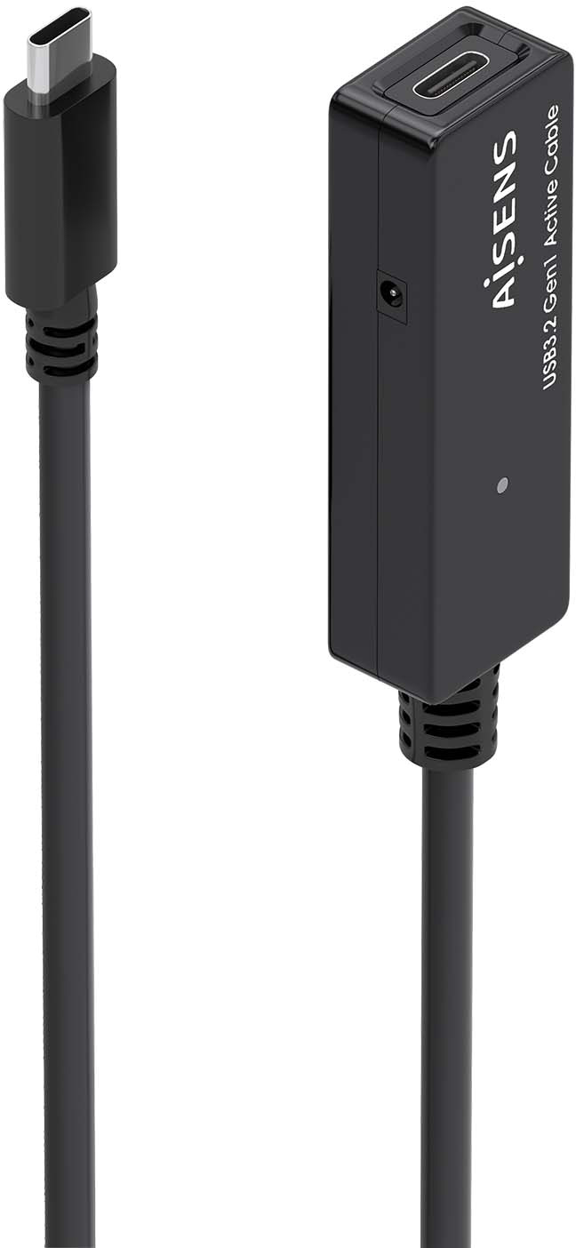 Cabo Extensão Amplificado USB3.2 Preto (10mts) - AISENS
