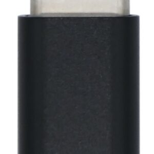 Adaptador Micro USB B Fêmea - USB C Macho (Preto) - AISENS