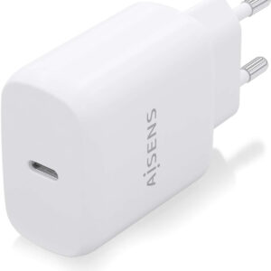 Carregador USB-C 25W PD3.0 (Branco) – AISENS