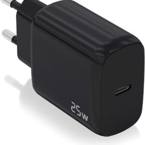 Carregador USB-C PD3.0 25W (Preto) - AISENS