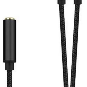 Adaptador Jack 3.5mm Mic / Fones (25cm) - AISENS