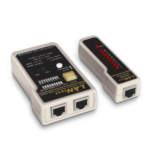 Testador Cabo de Rede UTP/STP (Preto/Cinzento) - AISENS