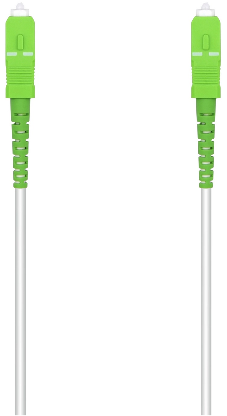Cabo Fibra Óptica G657A2 3.0 9/125 Branco (30 mts) - AISENS