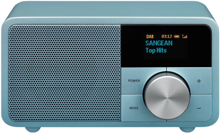 Rádio DAB+ / FM-RDS / Aux-in / Bluetooth (Azul) - SANGEAN