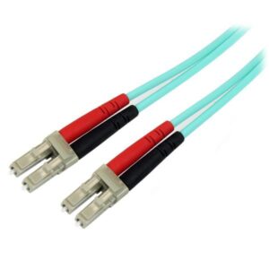 Cabo de Fibra Ótica OM3 LC Turquesa (2 mts) - STARTECH