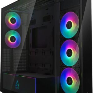Caixa Extended-ATX Xtender Premium Tempered Glass ARGB Mirror Black - ARCTIC