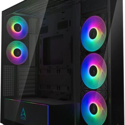 Caixa Extended-ATX Xtender Premium Tempered Glass ARGB Mirror Black - ARCTIC