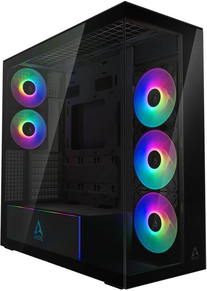 Caixa Extended-ATX Xtender Premium Tempered Glass ARGB Mirror Black - ARCTIC