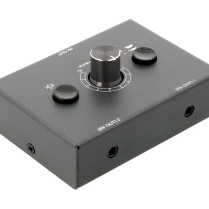 Seletor de Áudio 2 Canais c/ Controlo de Volume - NIMO