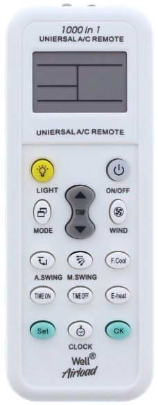 Comando Universal Ar Condicionado +1000 MARCAS - WELL