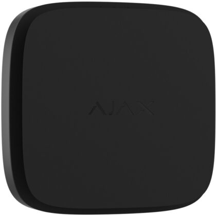 Detector de Fumo s/ Fios 868 MHz c/ Sensor de Temperatura e Sirene (Preto) - AJAX