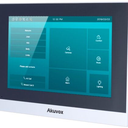 Monitor Adicional Linux 7 TFT Tátil p/ Video Porteiro - AKUVOX