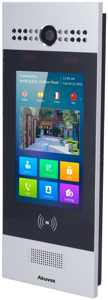 Botoneira IP 7 IPS c/ Câmara 3Mpx - AKUVOX