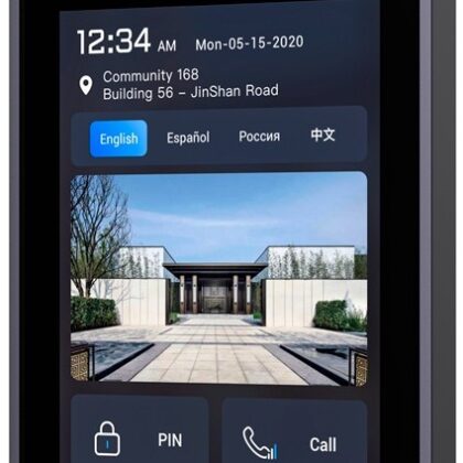 Botoneira IP Anti-Vandalismo 10 IPS Tátil c/ Câmara Dupla 2/5Mpx - AKUVOX