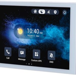 Monitor Adicional Android 8 IPS Tátil p/ Video Porteiro (Branco) - AKUVOX