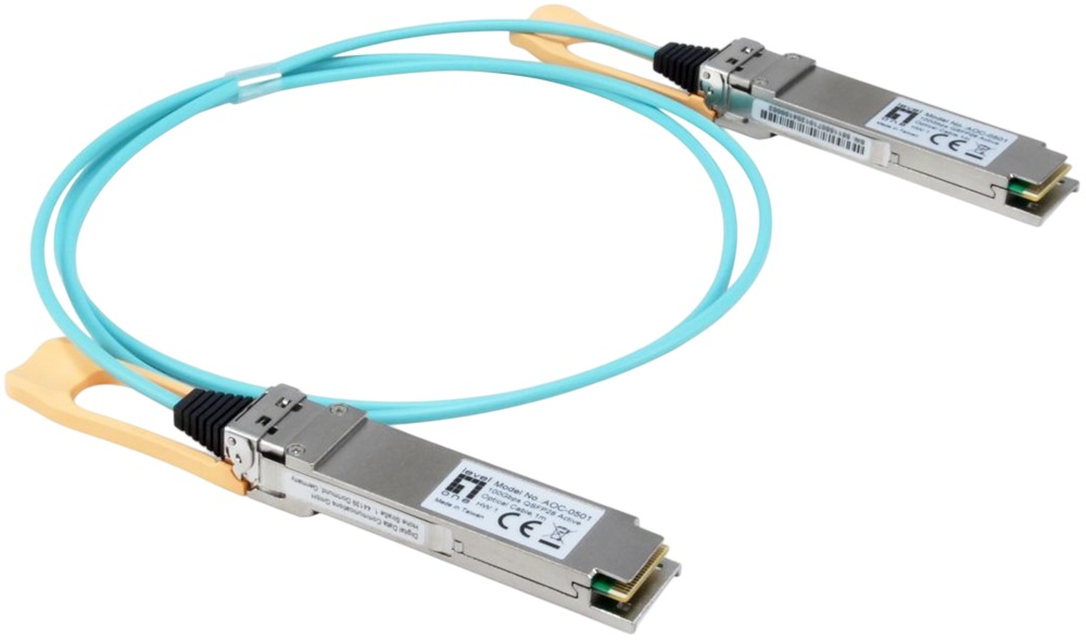Módulo de Transcetor de Rede Fibra Ótica 103100 Mbit/s AOC-0501 - LEVEL ONE