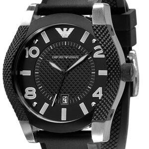 Relógio Analógico AR5838 42MM (Preto / Prateado) - ARMANI