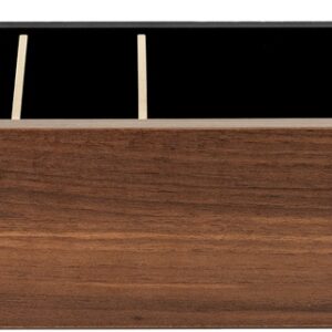 Gaveta Artisan Preto/Madeira (42 x 11,5 x 27,8cm) - PHOENIX