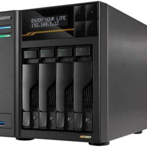 Servidor NAS Lockerstor 4 AS6804T 4-Bay (Preto) - ASUSTOR