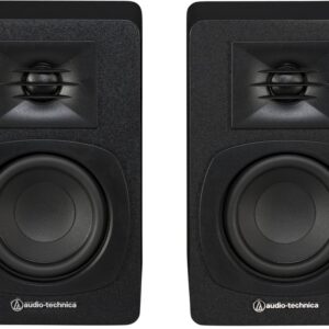 Colunas AT-SP3X 2.0 Canais 30W (Preto) - AUDIO-TECHNICA
