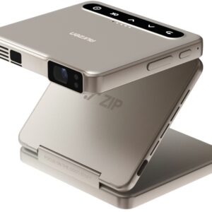 Mini Vídeo Projetor Portátil ZIP Tri-Fold 100 ANSI lumens HD 720p (Dourado) - AURZEN