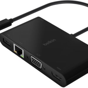 Docking USB-C 5-EM-1 (USB / USB-C / HDMI / RJ45 / VGA) - BELKIN