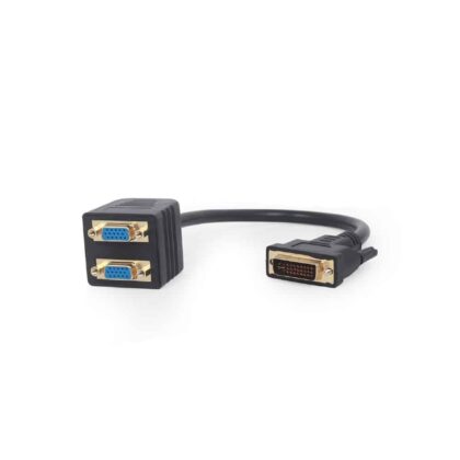 Adaptador Dvi-I Macho Para Dois VGA Femea
