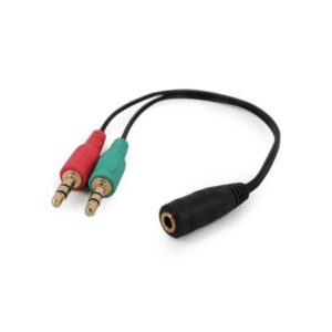 Adaptador Jack 3.5mm Macho para 4Pin 3.5mm Femea