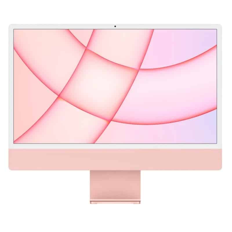 Apple iMac 24" Retina 4.5K Chip M1 CPU 8 Núcleos 8GB 256GB GPU 8 Núcleos Rosa
