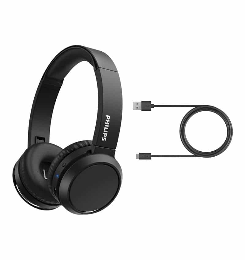 Auscultadores Bluetooth Philips TAH4205 com Microfone Preto
