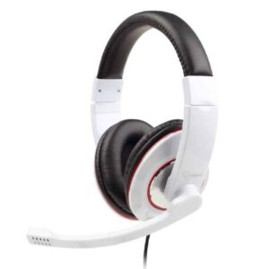 Auscultadores Gembird Stereo MHS-001 3.5MM Branco Brilhante