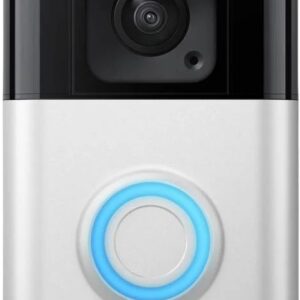 Vídeo Porteiro Ring Battery Doorbell Plus (Preto/Níquel) - AMAZON