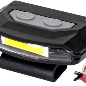 Lanterna LED 1,11W 80Lm c/ Clip para Chapéu