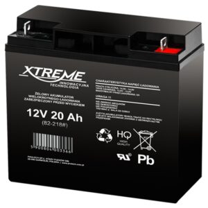 Bateria de Chumbo 12V 20Ah (178 x 73 x 166 mm) - XTREME