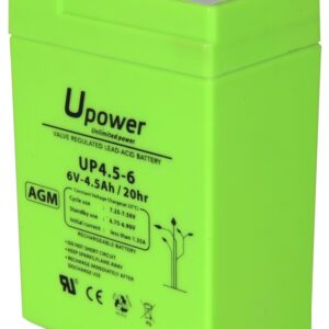 Bateria Chumbo 6V 4,5Ah (70 x 47 x 106 mm) – UPOWER