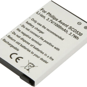 Bateria Compatível Avent SCD530 3,7V Philips (1000mAh)