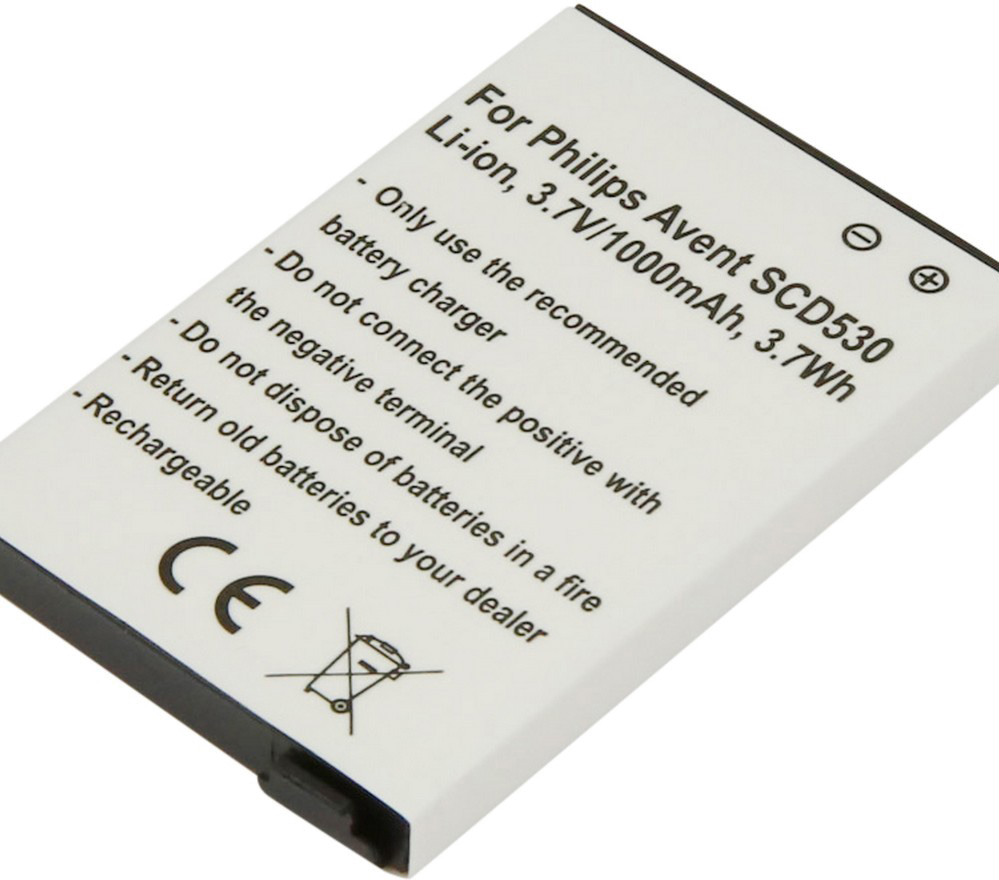 Bateria Compatível Avent SCD530 3,7V Philips (1000mAh)
