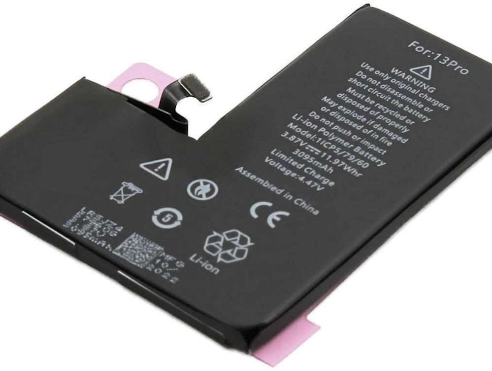 Bateria Compatível iPhone 13 Pro 3,85V Apple (3095mAh)