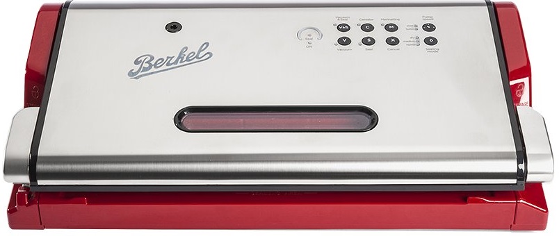 Máquina de Selar a Vácuo 130W (Vermelho/Aço inoxidável) - BERKEL