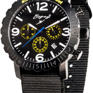 Relógio Analógico BSFS004YLBK 44MM (Preto) – BOGEY