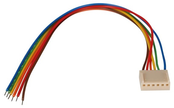 Conector Molex Femea 6 Pinos c/ Cabo