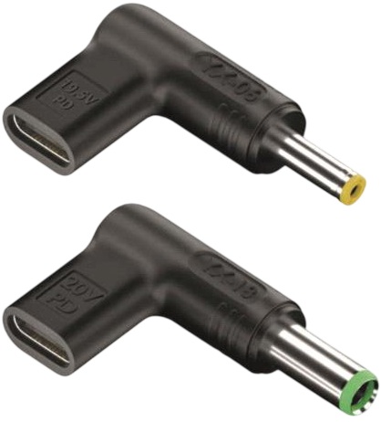 Pack 2x Conetores 90º USB-C p/ Computadores Portáteis Toshiba - NGS