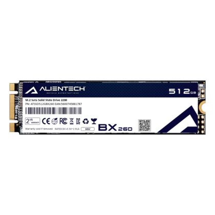 Disk SSD AlienTech BX260 512Gb M.2 SATA 2280 2Y - Bulk
