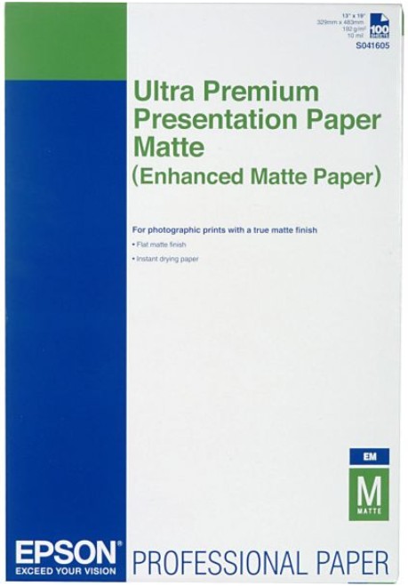Papel C13S041719 Enhanced Matte A3+(100 FOLHAS) - EPSON