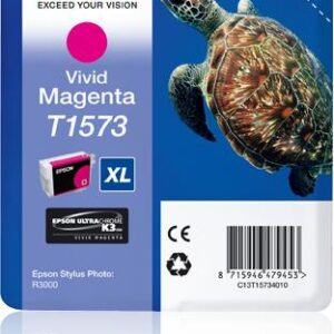 Tinteiro EPSON Photo R3000 Magenta Vivo - C13T15734010
