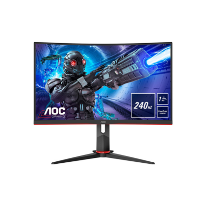 Monitor Aoc 31.5" Curvo Preto Led 1ms 240Hz C32GZAE