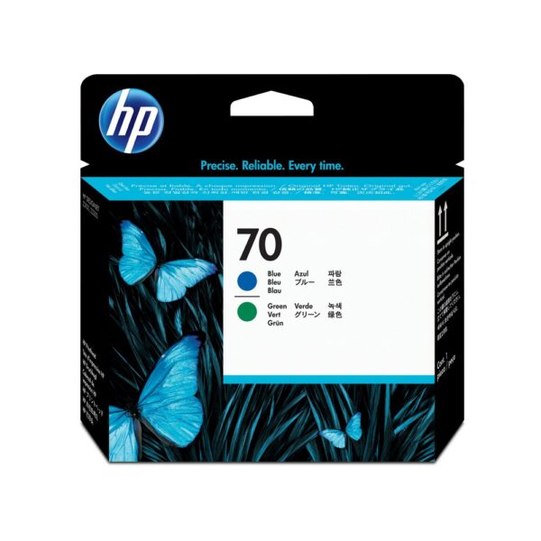 Cabeça de Impressão 70 Azul / Verde - HP